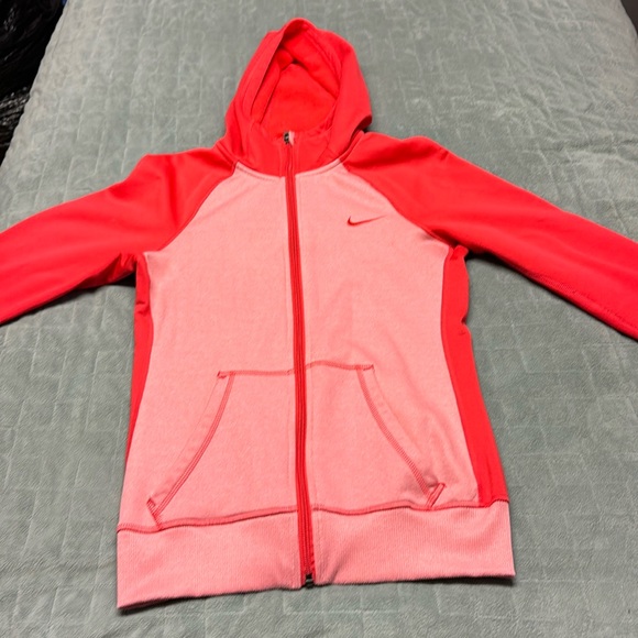 Nike Therma-Fit Hooded Jacket, Zip Up, Hoodie, Red, Running, Size XS - Picture 1 of 8